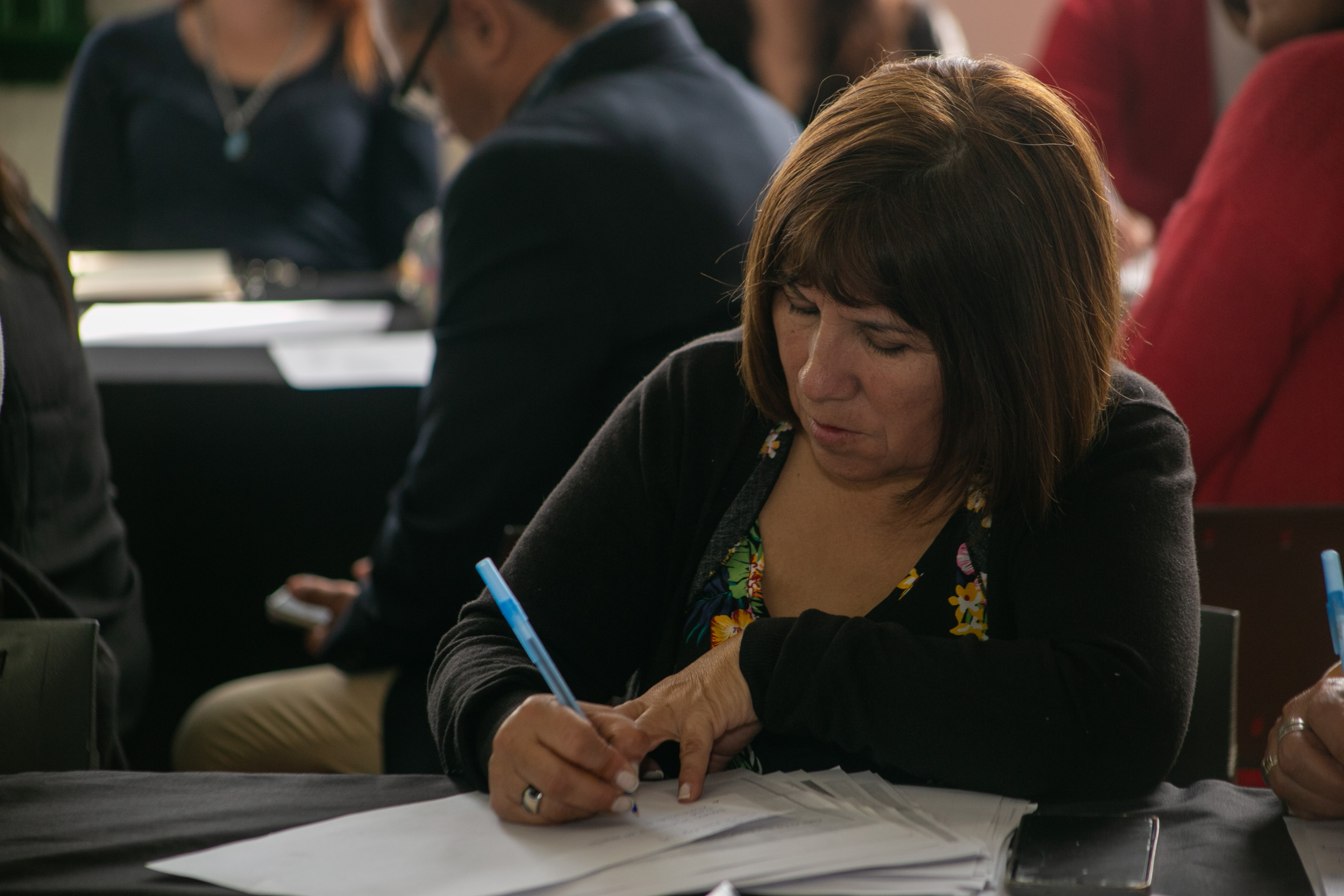 Participante del taller de diagnóstico de MigraCiudades en Mendoza